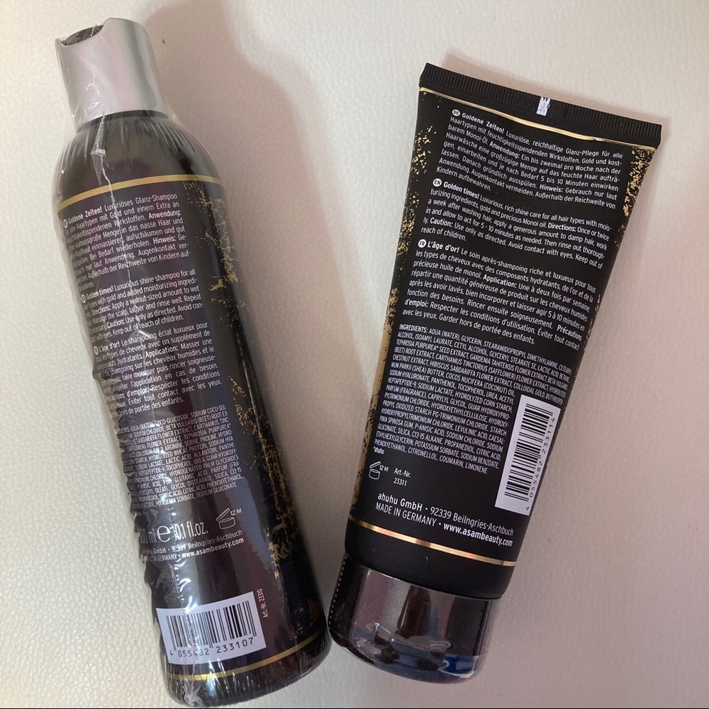 Ahuhu Gold Limited Edition Luxury Shine Duo NWOT - Picture 3 of 5